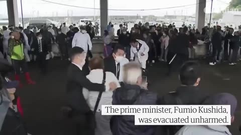 Device explodes near Japan's prime minister Fumio Kishida