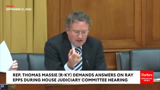 Congressman Thomas Massie Confronts Dems About Ray Epps: 'Why Is There No Interest In Him?'