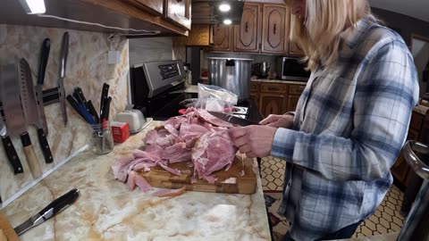 Canning Turkey&Ham WITH My Mom