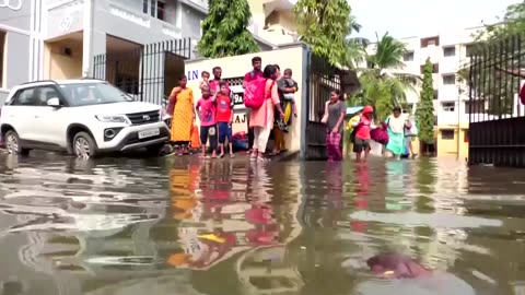 Chennai flooded as cyclone Michaung hits south India