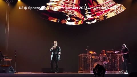 U2 Live at The Sphere 5th october 2023, Las Vegas mysterious ways
