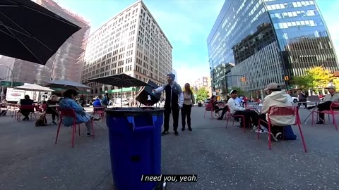 University researchers unveil robot trash cans in NYC