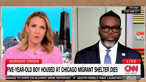 CNN host presses Chicago mayor over migrant shelters