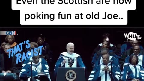 Scottish poking fun at Joe