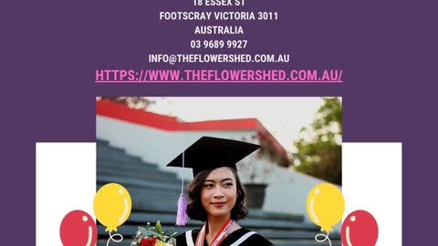 Graduation Flowers Delivery Melbourne