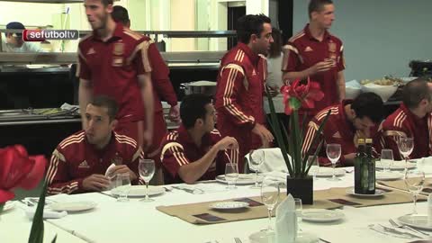 La Selección española se conjura para el partido contra Chile
