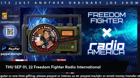 Sept. 01 2022 Thursday Freedom Fighter Radio