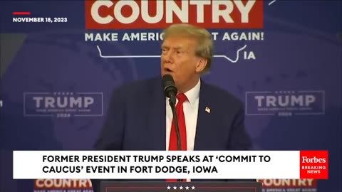BREAKING NEWS Trump Ruthlessly Attacks Biden Over China After APEC Summit Full Iowa 2024 Rally