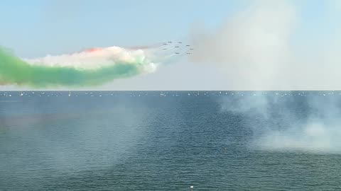Planes Paint the Sky for Italy Air Show