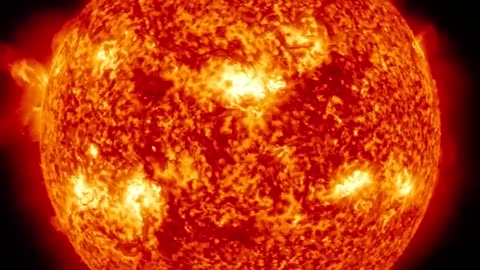 Nasa released high- definition video of the sun.