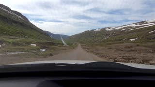 Iceland, Mjoifjordur, bad road. pt 2