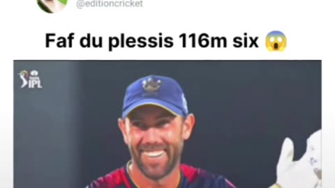 FAF BIGGEST SIX IN IPL 2023