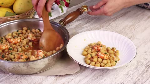 Simply add cooked chickpeas! Healthy chickpea recipe.