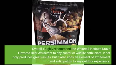 Customer Comments: Whitetail Institute Kraze Flavored Deer Attractant - Contains Multiple Scent...