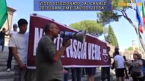 VIDEO | 🚫 ROMA MANIFESTAZIONE CONTRO LE CITTÀ DI 15 MINUTI