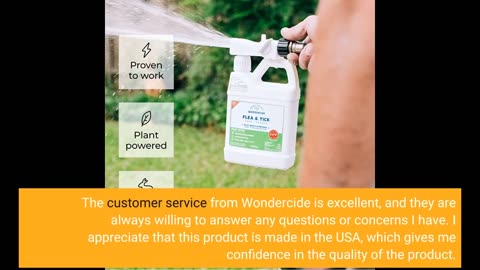 Buyer reviews : Wondercide - Ready to Use Flea, Tick, and Mosquito Yard Spray with Natural Essential
