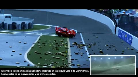 Recreando la escena del accidente de Rayo McQueen | Pixar Cars