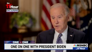 [USA] Biden is INCOHERENT in Interview when Asked About Rising Crime