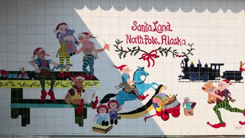 Santa Claus House in North Pole Alaska - Fairbanks City Tour