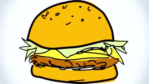 Drawing hamburgers