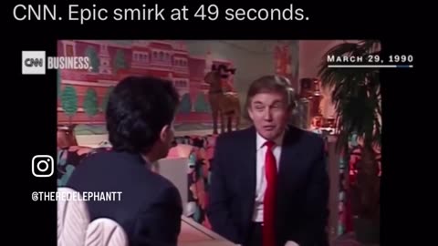 🚨FLASHBACK: Donald Trump Trolls CNN in Resurfaced 1990 Interview