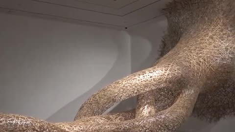 Unique Modern Bamboo Art by Japanese artist