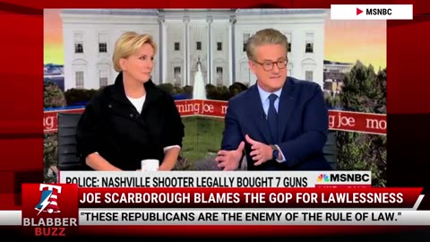 Joe Scarborough Blames The GOP For Lawlessness