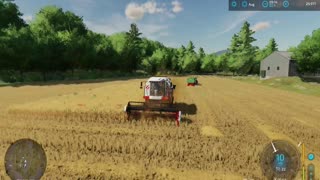 Part 27: Wheat harvesting | Farming Simulator 22 | Chilliwack map | Timelapse | (1080p60)