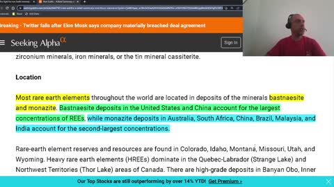 La lucha por los minerales de tierras raras. Mi Opinión.