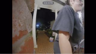 Front Door Farts on Doorbell Camera