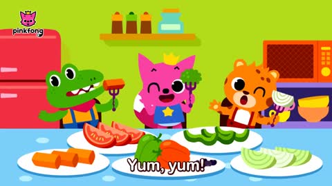 A Healthy Meal | Healthy Eating Song | Healthy Habits | Pinkfong Songs for Children