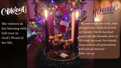Advent Peace Week 2! 🕯🕯 Candle of Peace with Scripture and Prayer