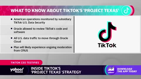 What to know about TikTok’s ‘Project Texas’ following CEO’s Capitol Hill hearing