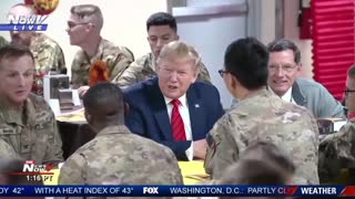 FLASHBACK: Trump flew to Afghanistan to surprise US troops on Thanksgiving