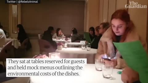 Climate crisis activists occupied Gordon Ramsay’s Michelin restaurant