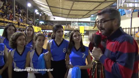 Entrevista Grupo Cheerleading. Liceo Italiano. Copa Colegial Madrid 2016