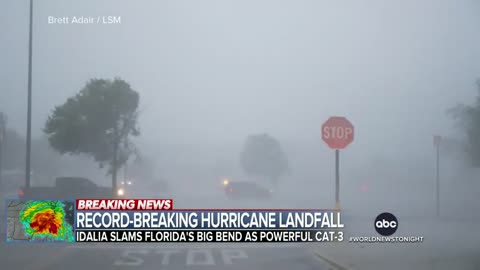 Hurricane Idalia slams Florida's Big Bend