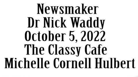 Wlea Newsmaker, October 5, 2022, Dr Nick Waddy