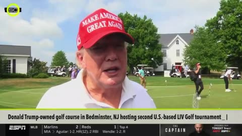 Trump defends Saudi Arabia at golf tournament: "Nobody has gotten to the bottom of 9/11."
