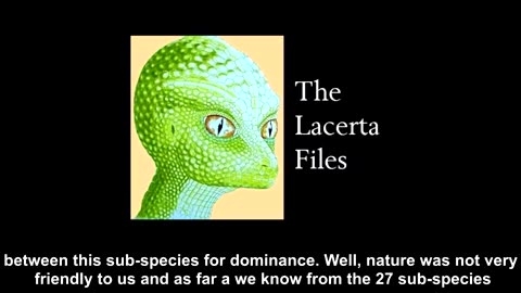 女性蜥蜴人 Lacerta 的訪談記錄