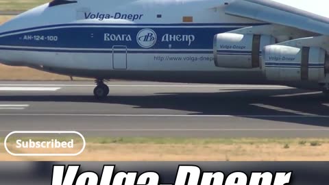 Volga Dnepr AN-124 Landing 🛬