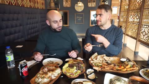 EPIC EGYPTIAN 'FOOD CHALLENGE' / CHEAT MEAL | Trying Egyptian Food | Masrawy | Man Vs Food