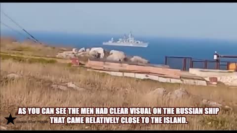 Moments Before The Attack On Ukrainian Soldiers Defending Snake Island