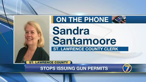PEOPLE IN ST. LAWRENCE COUNTY NY WHO WANT A GUN PERMIT WILL HAVE TO WAIT