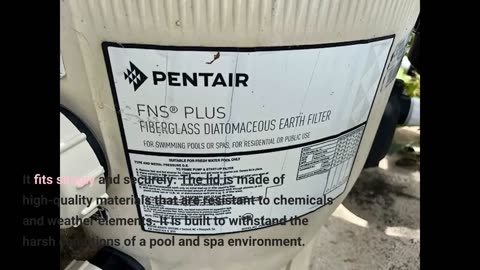 Read Reviews: Pentair 170022 Tank Lid Assembly Replacement FNS Plus FNSP60 Pool and Spa D.E. Fi...