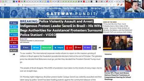 MASS ARRESTS IN BRAZIL! - MILITARY COUP IMMINENT? - GLOBALISTS ARE DESPERATE TO BRING IN GREAT RESET