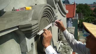 Great Creativity - Beautiful Windows from sand and cement