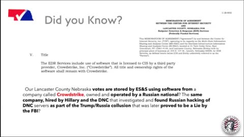 Crowdstrike (Owner Russian National) Stores NEB Votes? - NVAP Presentation - Clip 7 of 32