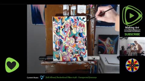 Live Painting - Making Art 8-10-23 - Painting all Day