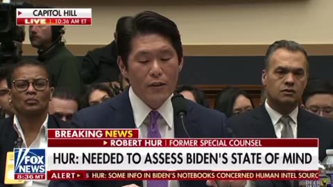 Special Counsel Hur's opening statement on Joe Biden Classified Documents case